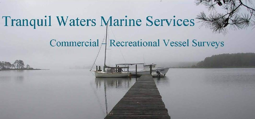 Tranquil Waters Marine Services - Comercial and recreational Vessel Surveys